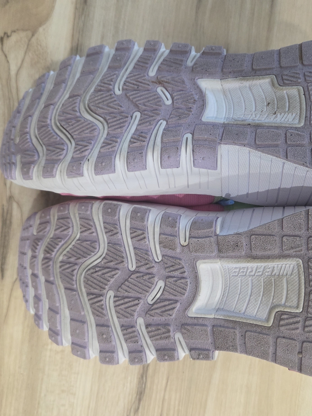 Nike Women's Pink Mint Blue Athletic Sneakers - Picture 6 of 7